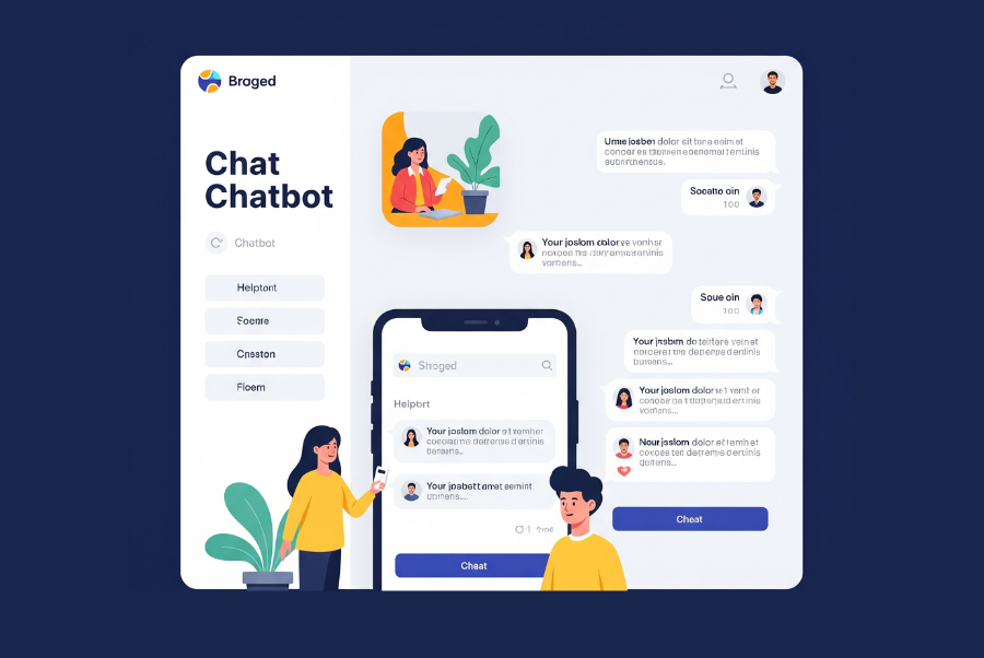 Landbot platform for boutique-style Lorton businesses with custom branding