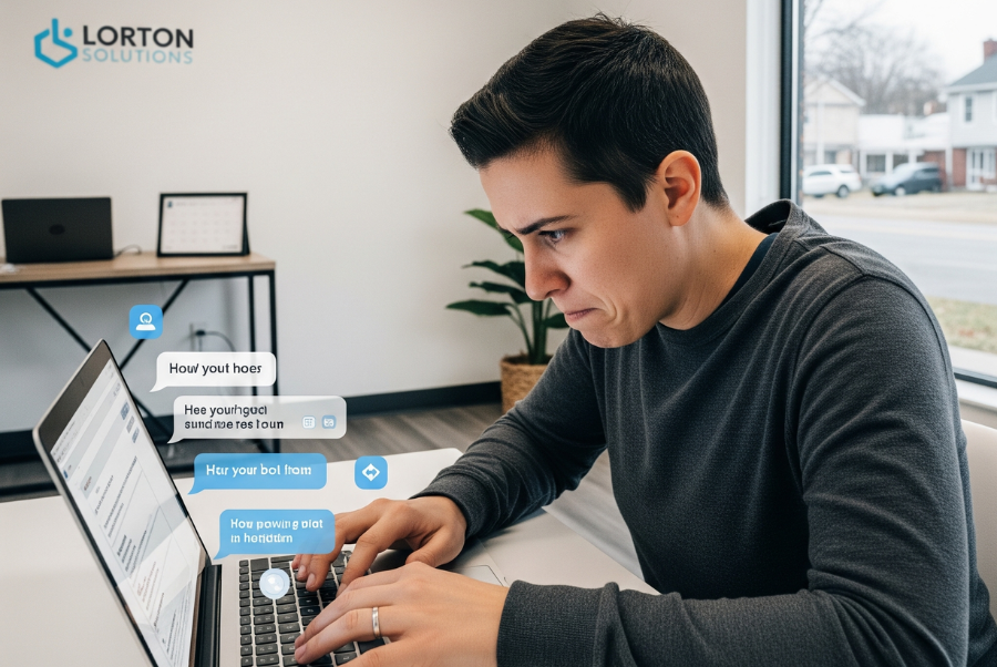 Business owner in Lorton VA frustrated by broken chatbot