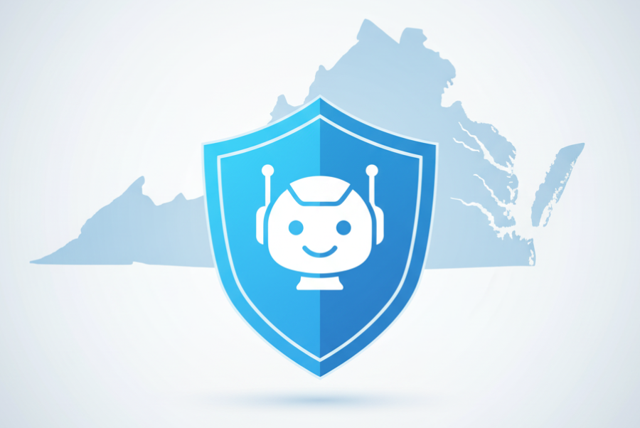 VCDPA-compliant AI chatbot protecting customer data in Virginia
