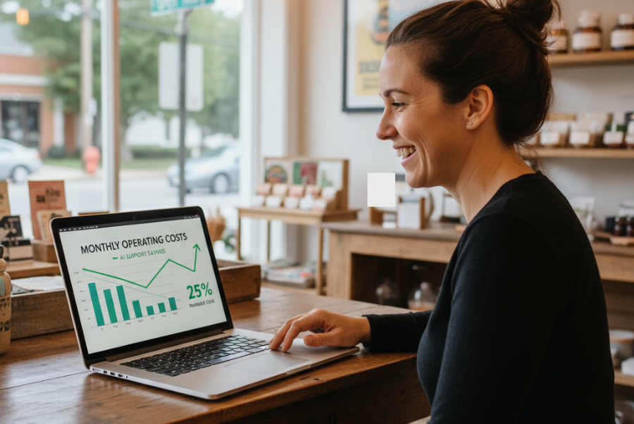 AI customer service saving costs for Del Ray Alexandria VA shops